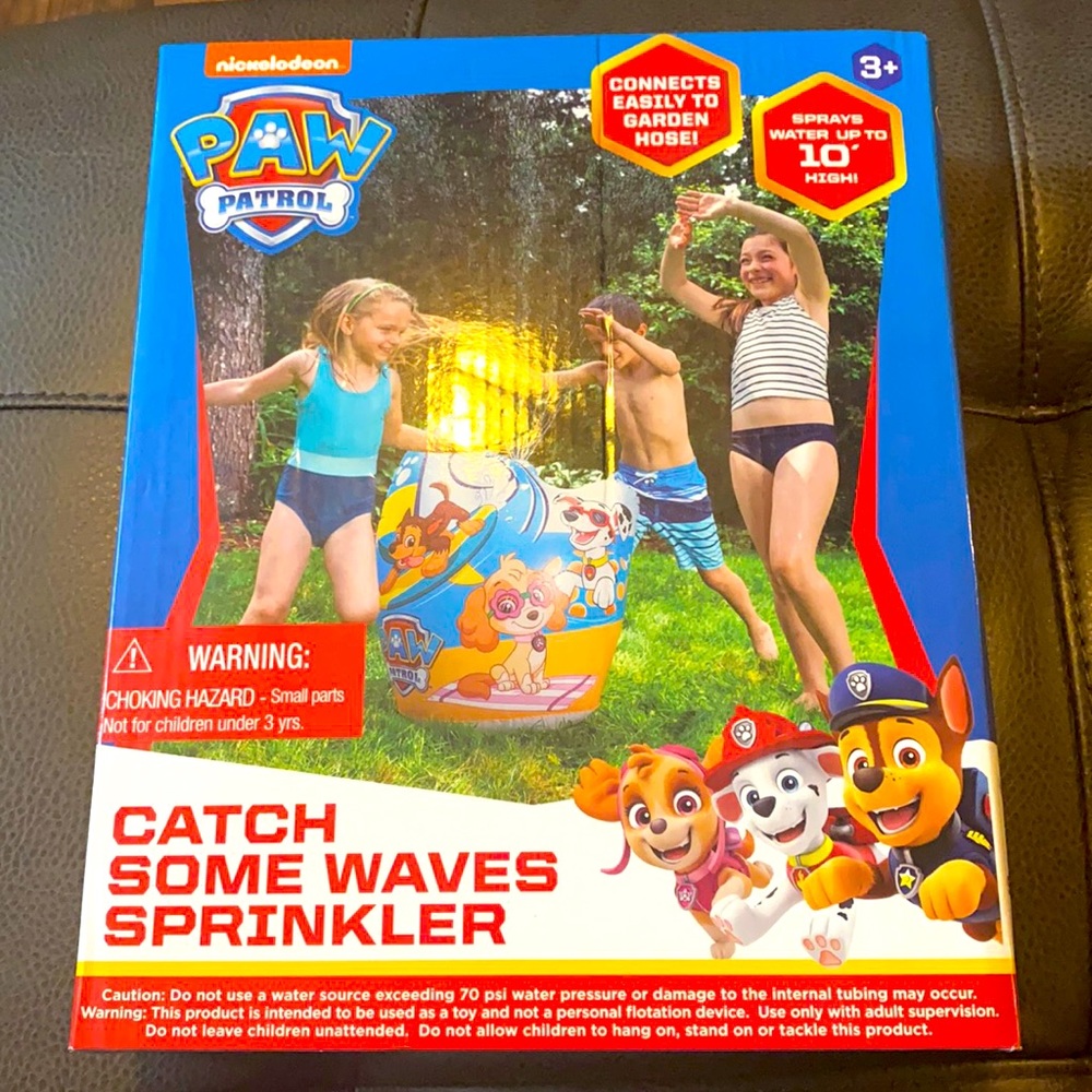 Paw patrol sprinkler
